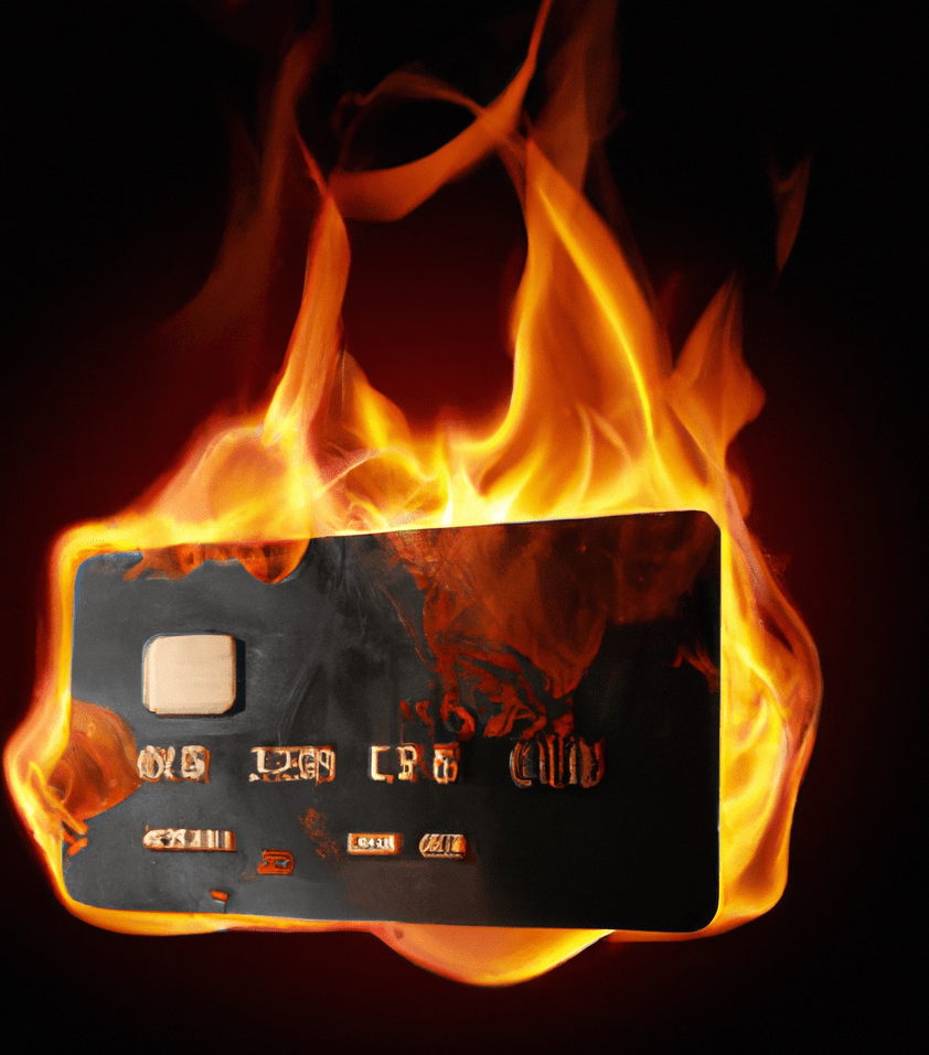 los peligros de sobregirar una tarjeta de credito